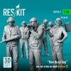 RESKIT RSF35-0009 One busy day carrier crew on deck (scene 2) (6 pcs) (3D Printed) (1/35)